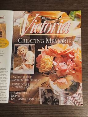 Bliss Victoria Magazine September 1998 Creating Memories